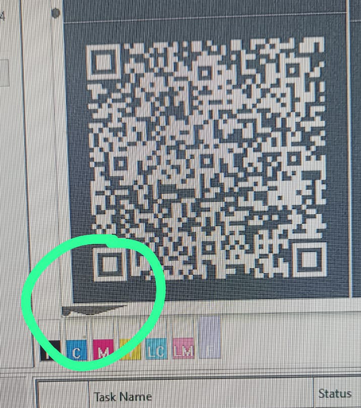 When using a Liyu LY PCT KY printer, the triangle Orientation Marks for ...