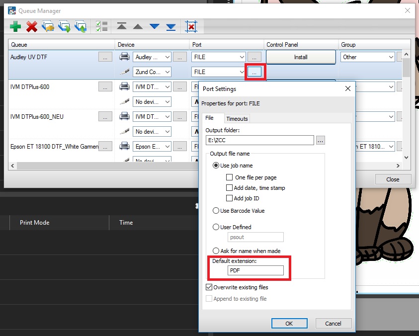 How to setup a Cutting Device for PDF output in Digital Factory.