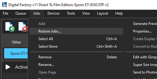 How to transfer Digital Factory and all its settings to a new computer