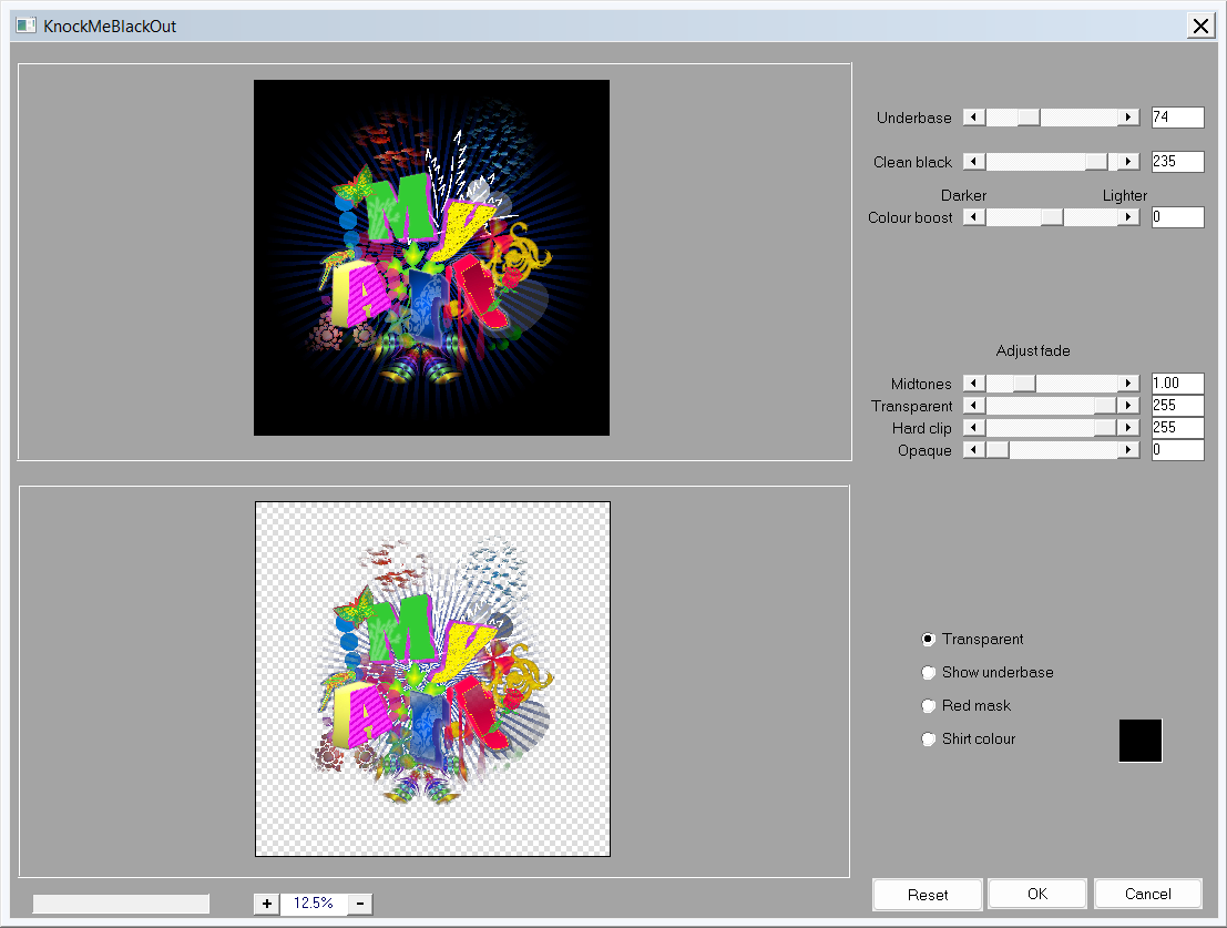 How to remove the black, the white or any specific color from an image ...