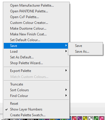 Signlab Colour Palettes