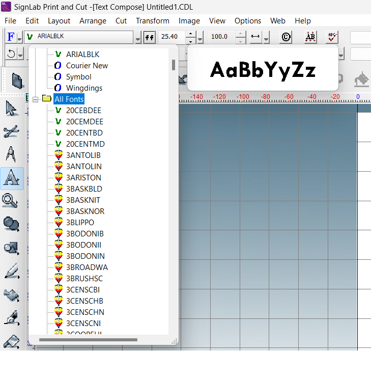 How to install fonts in SignLab and EngraveLab