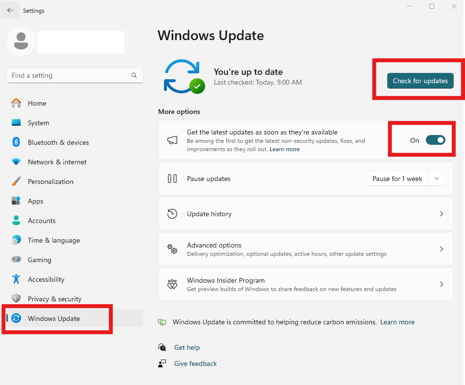 How to configure Windows Updates