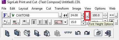 How to change the Font Size in SignLab