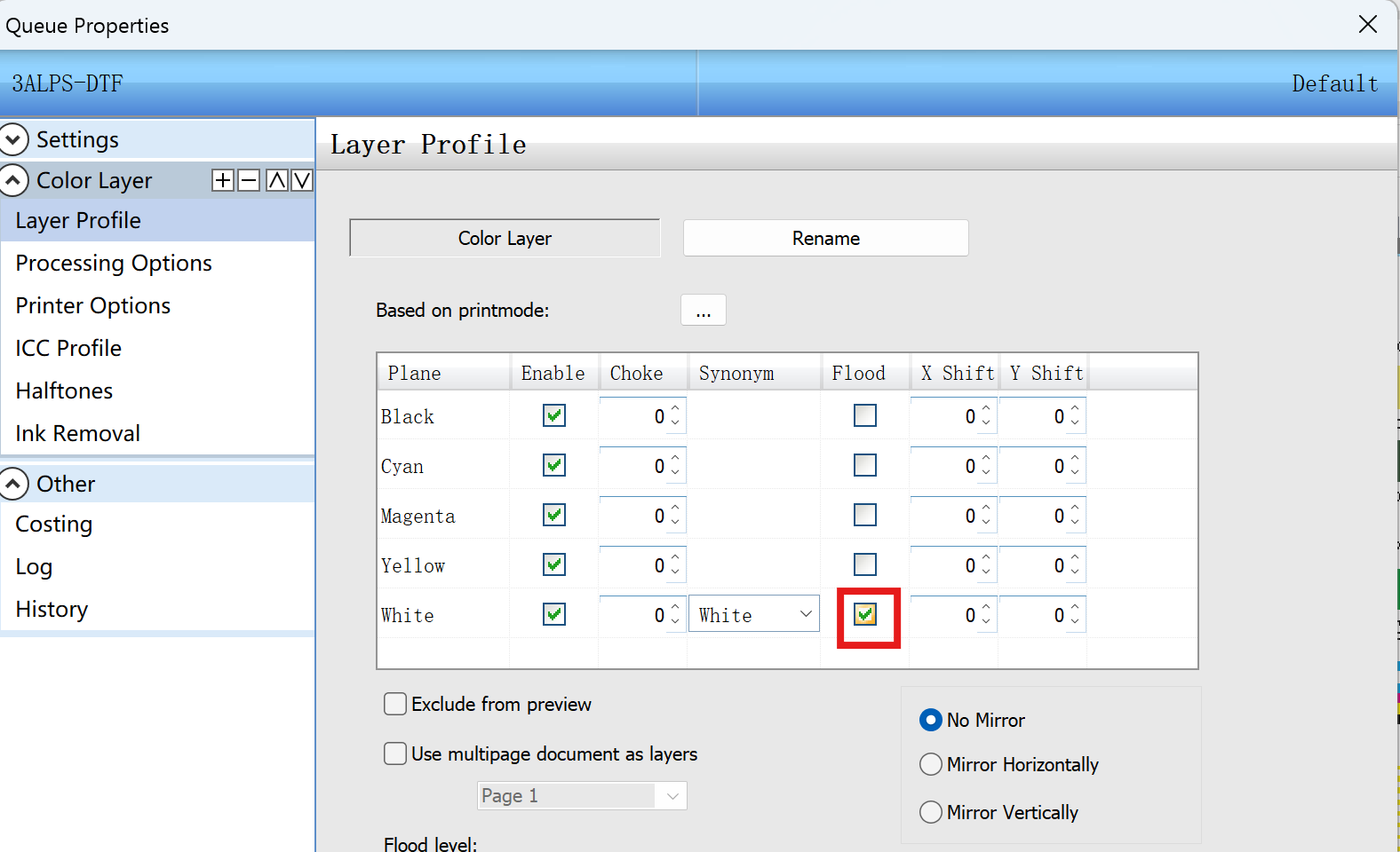How to set up full underbase white ink printing for files with areas ...
