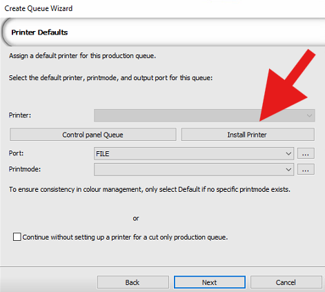 How to install your printer Driver and to setup a Queue after installation.