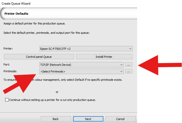 How to install your printer Driver and to setup a Queue after installation.