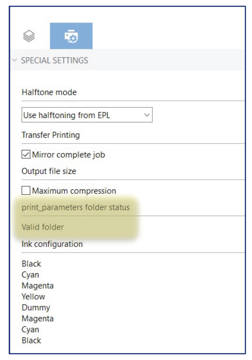 How to connect Fiery XF to FabriVU Series printers