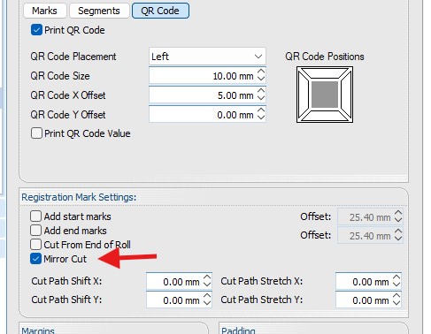 Using QR codes to cut with the Gunner plotter