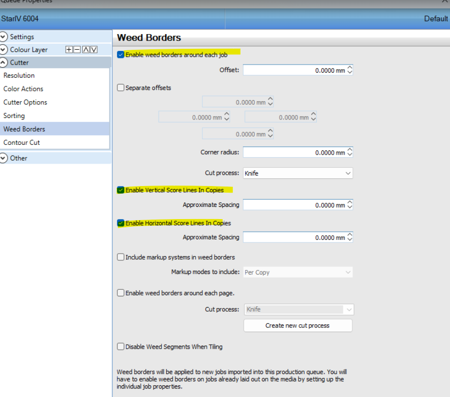 Weed Border - Enable Vertical/Horizontal Score Lines In Copies ...
