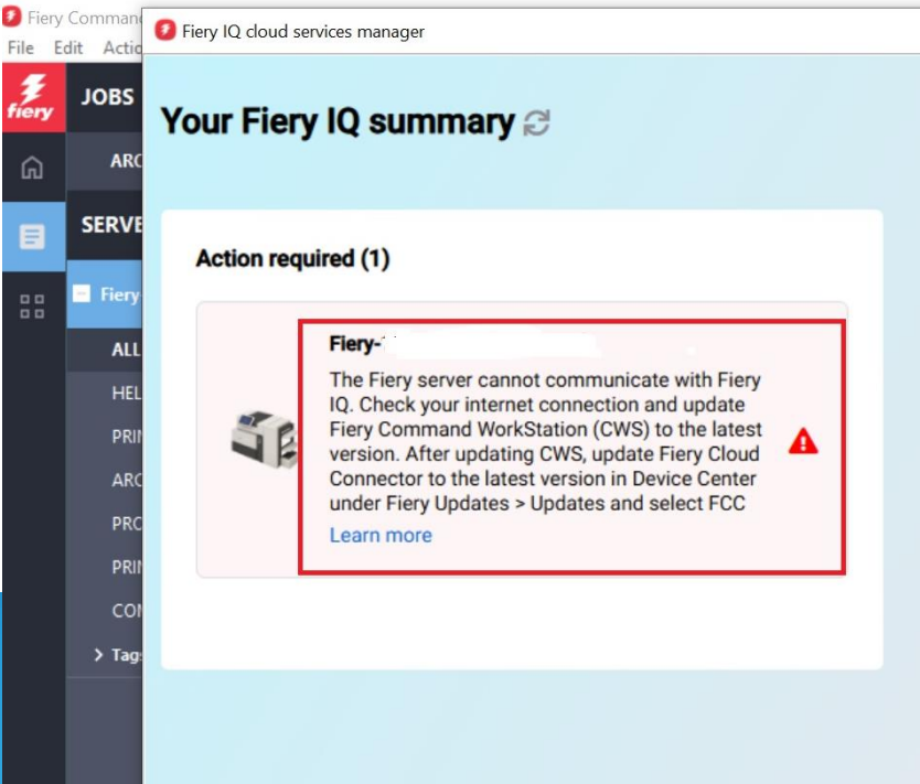 FAQ: What can I do about errors on my Fiery products following the ...