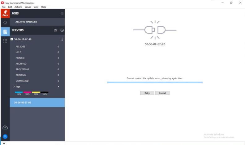 FAQ: What can I do about errors on my Fiery products following the ...