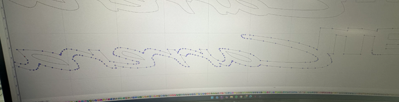 SignLab adding additional notes to files when using the curve tool to ...