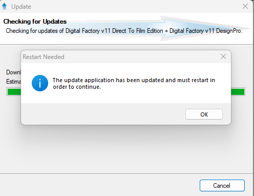 How to update Digital Factory
